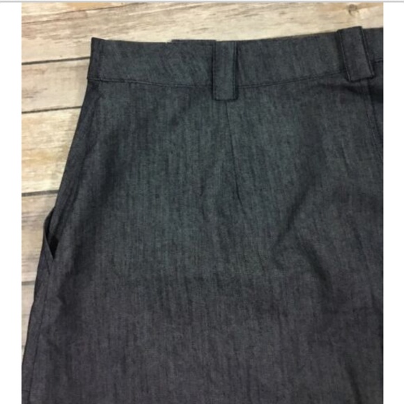 7th Avenue NY & Co Womens Snap Up Denim Skirt M12 - Picture 5 of 8